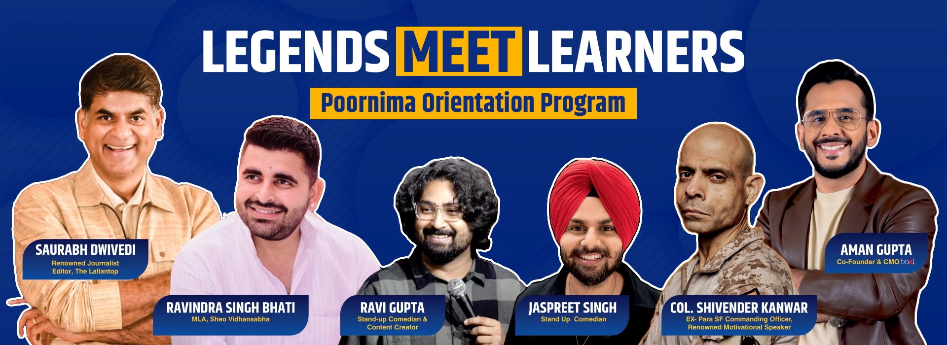 Legends Meet Learners 2025 Orientation Program
